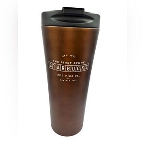 Starbucks Tumbler, Metal, 16 oz The First Store Pike Place Seattle